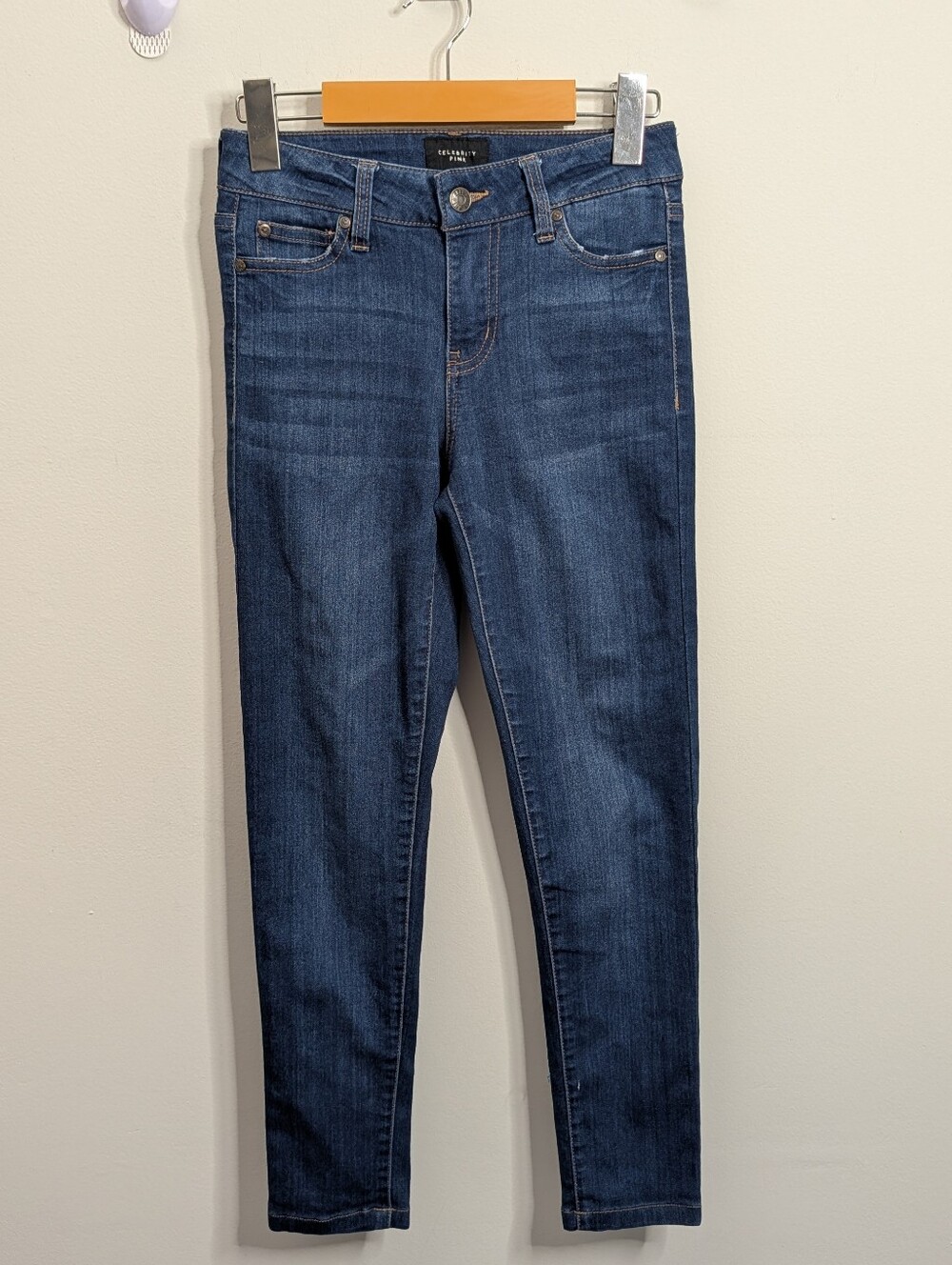 Celebrity Pink Blue Mid-Rise Skinny Jeans Size 25